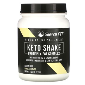 Sierra Fit Keto Shake Vanilla Flavor 1.27 lbs (578 g) 898220016372