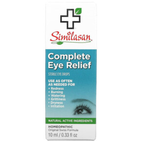 Similasan Complete Eye Relief Sterile Eye Drops 0.33 fl oz (10 ml) 094841300603