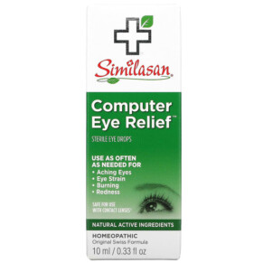 Similasan Computer Eye Relief Sterile Eye Drops 0.33 fl oz (10 ml) 094841300474