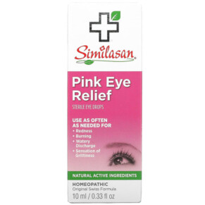 Similasan Pink Eye Relief Sterile Eye Drops 0.33 fl oz (10 ml) 094841300344