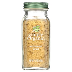 Simply Organic Organic Nutritional Yeast 1.32 oz (37 g) 089836195609