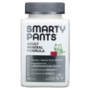 SmartyPants Adult Mineral Formula Mixed Berry 60 Gummies 817053020899