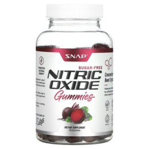 Snap Supplements Nitric Oxide Gummies Sugar-Free 60 Gummies 850039253317