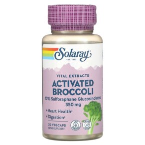 Solaray Activated Broccoli Vital Extracts 350 mg 30 VegCaps 076280282467