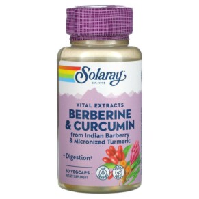 Solaray Berberine & Curcumin 60 VegCaps 076280316247
