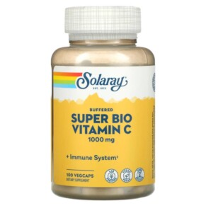 Solaray Buffered Super Bio Vitamin C 1.000 mg 100 VegCaps 076280044607