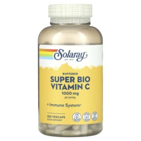 Solaray Buffered Super Bio Vitamin C 500 mg 250 VegCaps 076280044614