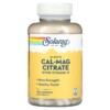 Solaray Cal-Mag Citrate with Vitamin D-3 2:1 Ratio 180 Capsules 076280884500