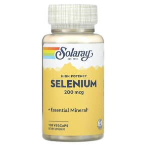 Solaray High Potency Selenium 200 mcg 100 VegCaps 076280046953