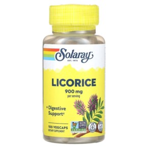 Solaray Licorice 450 mg 100 VegCaps 076280193701