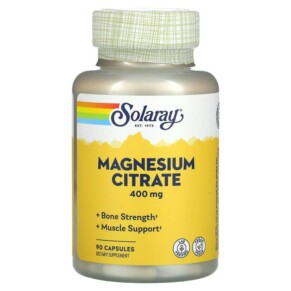 Solaray Magnesium Citrate 133 mg 90 Capsules 076280463019