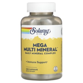 Solaray Mega Multi Mineral 200 Capsules 076280045116