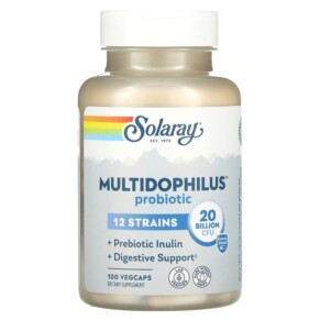 Solaray Multidophilus Probiotic 20 Billion CFU 100 VegCaps 076280493009