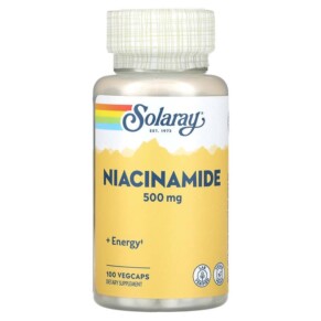 Solaray Niacinamide 500 mg 100 VegCaps 076280043655