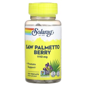 Solaray Saw Palmetto Berry 555 mg 100 VegCaps 076280195507