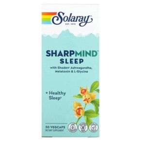 Solaray SharpMind Sleep 30 Vegcaps 076280507874