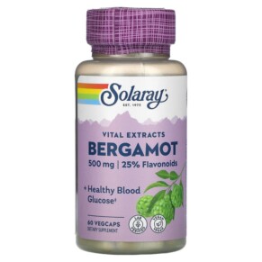 Solaray Vital Extracts Bergamot 500 mg 60 Vegcaps 076280494167