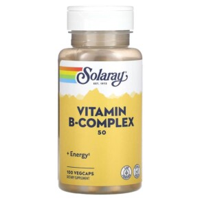 Solaray Vitamin B-Complex 50 mg 100 VegCaps 076280042719
