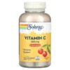 Solaray Vitamin C Chewables Natural Cherry 500 mg 100 Chewables 076280044904