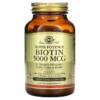 Solgar Biotin 5.000 mcg 100 Vegetable Capsules 033984003149