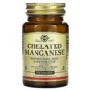 Solgar Chelated Manganese 100 Tablets 033984007208