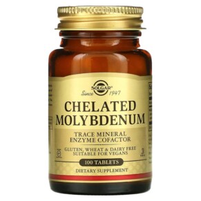 Solgar Chelated Molybdenum 100 Tablets 033984007406