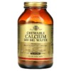 Solgar Chewable Calcium 500 mg 120 Wafers 033984004108