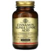 Solgar Cinnamon Alpha Lipoic Acid 60 Tablets 033984008786
