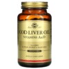 Solgar Cod Liver Oil Vitamins A & D 250 Softgels 033984009417