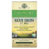 Solgar EarthSource Food Fermented Koji Iron 27 mg 30 Vegetable Capsules 033984005341