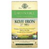 Solgar EarthSource Food Fermented Koji Iron 27 mg 60 Vegetable Capsules 033984005358