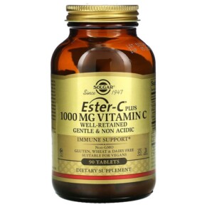 Solgar Ester-C Plus Vitamin C 1.000 mg 90 Tablets 033984591967