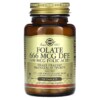 Solgar Folate 400 mcg 250 Tablets 033984010819