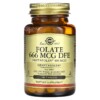 Solgar Folate 666 mcg DFE 100 Tablets 033984019416