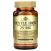 Solgar Gentle Iron 25 mg 180 Vegetable Capsules 033984012509