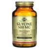 Solgar Glycine 500 mg 100 Vegetable Capsules 033984013704