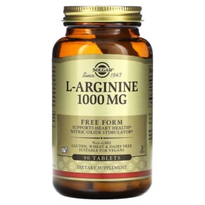 Solgar L-Arginine Free Form 1.000 mg 90 Tablets 033984001503