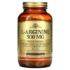 Solgar L-Arginine Free Form 500 mg 250 Vegetable Capsules 033984001428