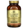 Solgar L-Lysine Free Form 1.000 mg 100 Tablets 033984017016