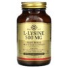 Solgar L-Lysine Free Form 500 mg 100 Vegetable Capsules 033984016811