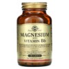 Solgar Magnesium with Vitamin B6 250 Tablets 033984017214