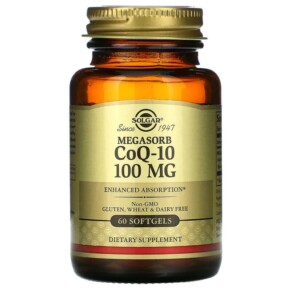 Solgar Megasorb CoQ-10 100 mg 60 Softgels 033984009523