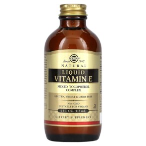 Solgar Natural Liquid Vitamin E 4 fl oz (118 ml) 033984016019