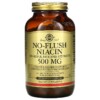 Solgar No-Flush Niacin 500 mg 250 Vegetable Capsules 033984019126