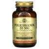 Solgar Policosanol 20 mg 100 Vegetable Capsules 033984022515