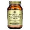 Solgar Potassium Magnesium Aspartate 90 Vegetable Capsules 033984022676