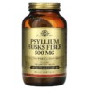 Solgar Psyllium Husks Fiber 500 mg 200 Vegetable Capsules 033984023154