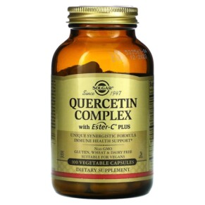 Solgar Quercetin Complex with Ester-C Plus 100 Vegetable Capsules 033984023192