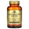 Solgar Resveratrol 100 mg 60 Vegetable Capsules 033984023352