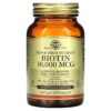 Solgar Super High Potency Biotin 10.000 mcg 120 Vegetable Capsules 033984523920